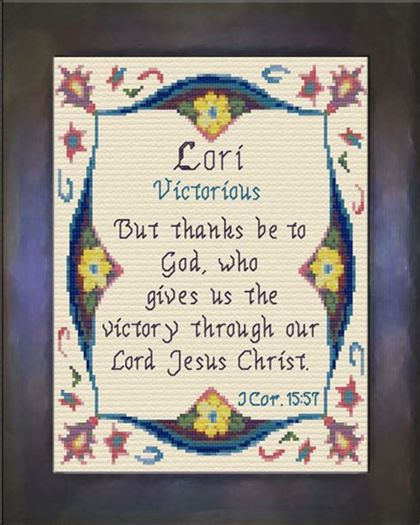 Name Blessings Lori Personalized Names With Meanings And Bible Verses