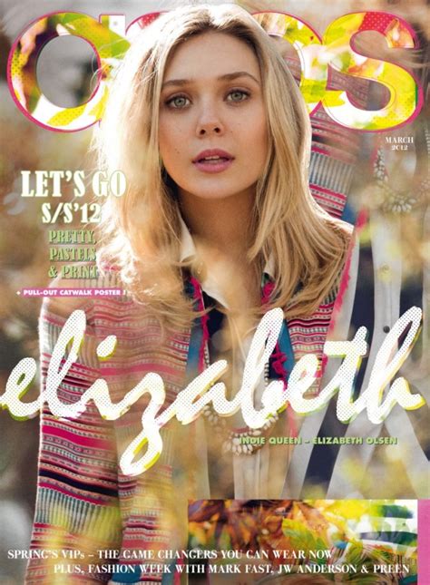 Elizabeth Olsen Covers Asos Magazine March 2012