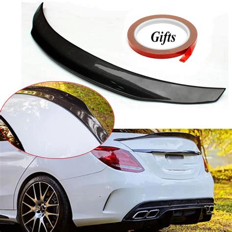 Car Truck Spoilers Wings FIT 15 2021 MERCEDES BENZ W205 C63 GLOSS