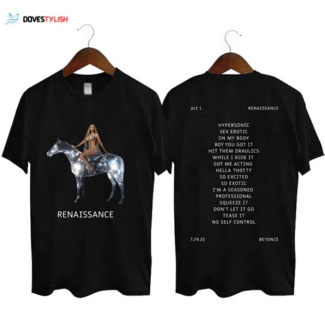 Beyonce Renaissance World Tour Double Sided Shirt Dovestylish