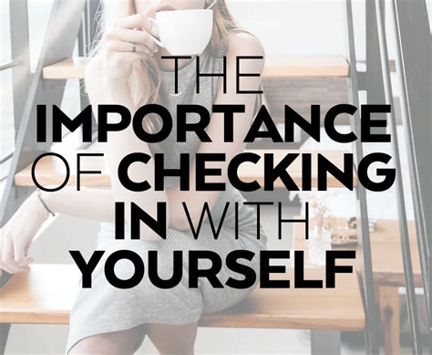 The Importance Of Checking In With Yourself Julie Lauren