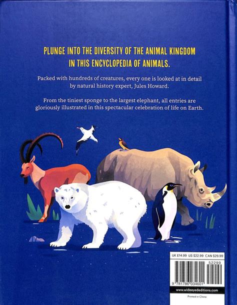 Encyclopedia Of Animals Jules Howard Author 9781786034601