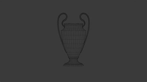 Uefa Champions League Trophy 3d Model Cgtrader