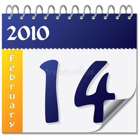 February Calendar Stock Illustrations 51869 February Calendar Stock