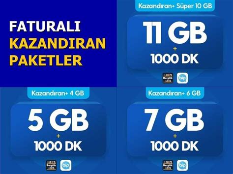 Turkcell Fatural Kazand Ran Paket Bedava Internet