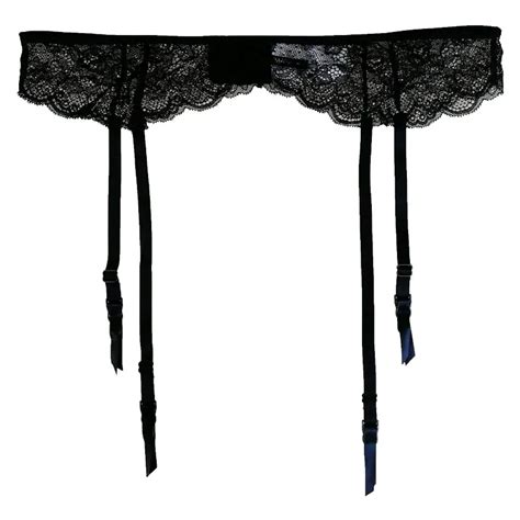 sexy garters black simplicity women sheer sexy metal buckles clips garter belt for stockings