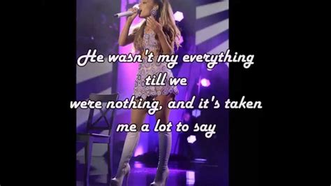 My Everything With Lyrics Ariana Grande Youtube