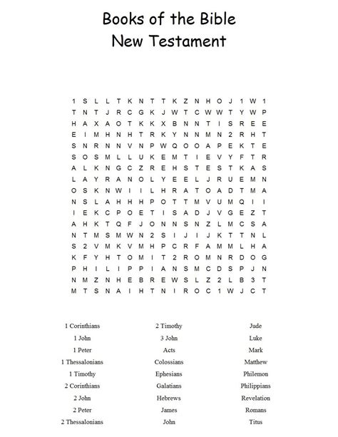 Printable Bible Word Searches From Genesis Hubpages Printable