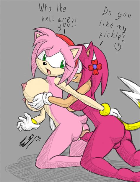 Rule 34 1futa 1girl 2010 Amy Rose Ass Balls Big Breasts Crossover Cwc