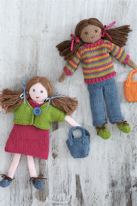 Doll And Outfit Set Knitting Pattern The Knitting Network Knitted