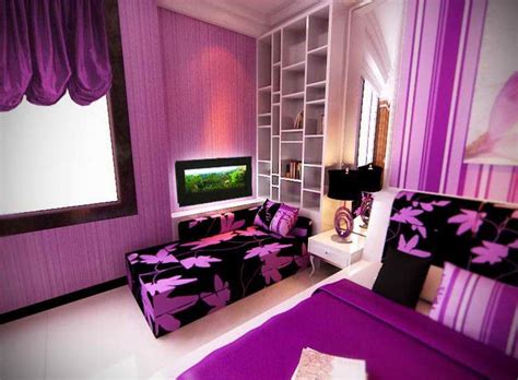 Pink And Purple Bedroom Wallpaper - Wakawaka Wallpaper