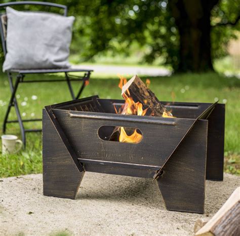 Modern Bronze Steel Firepit Fire Pit Outdoor Fire Pit Designs Fire