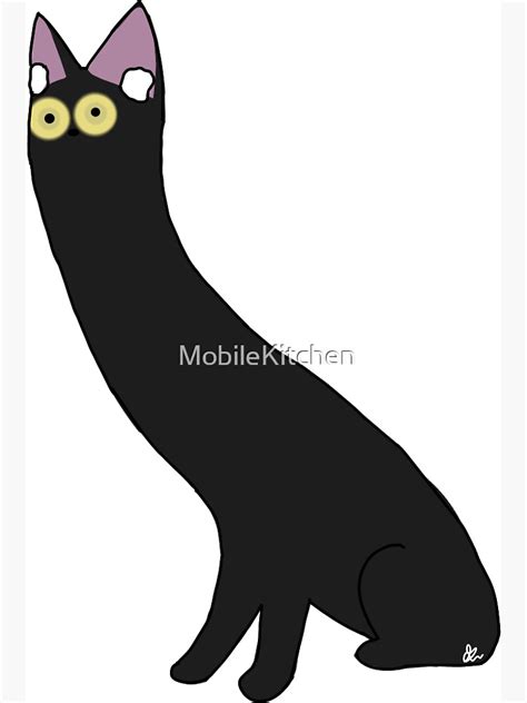Cursed Cat Meme Magnet By Mobilekitchen Redbubble