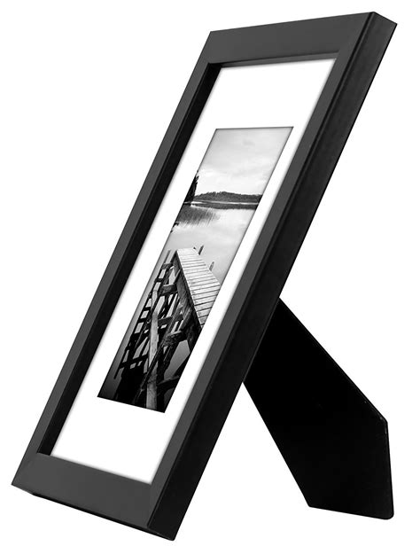 2 Pack 8x10 Black Picture Frames Made To Display Pictures Etsy