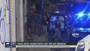 Jornal da EPTV ª Edição Sul de Minas Mais de dois assassinatos foram registrados em cidades