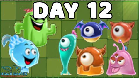 Plants Vs Monsters Day 12 Gameplay Plants Vs Zombies Youtube