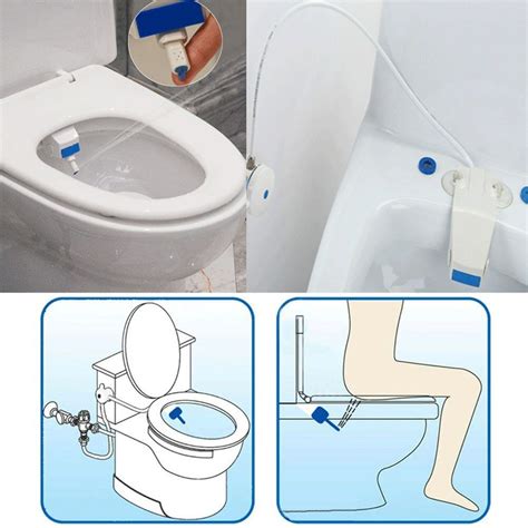 Adjustable Clean Clear Rear End Bidet Butt Wash Washer Fresh Water