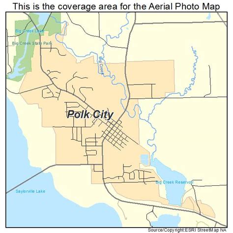 Aerial Photography Map Of Polk City Ia Iowa