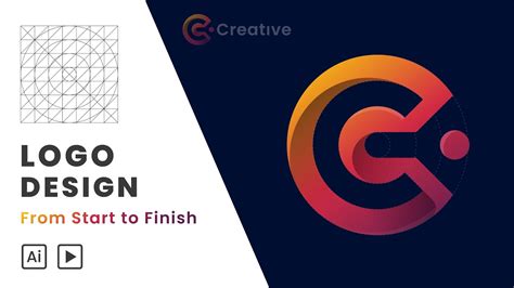 How To Design A Logo With Circular Grid Adobe Illustrator Tutorial
