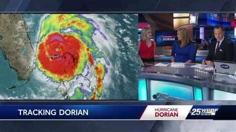 8 Am Update Hurricane Dorian On The Move Inching Northwest At 1 Mph