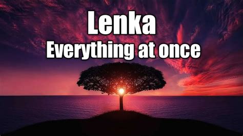 Lenka Everything At Once Lyrics By Unnik Memes Youtube