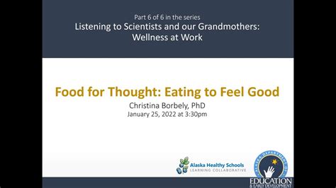 Food For Thought Eating To Feel Good Part 6 Of 6 12521 Youtube