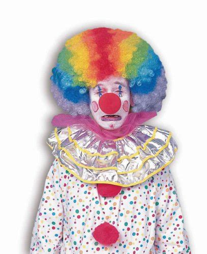 Forum Novelties Mens Jumbo Rainbow Clown Costume Wig Pricepulse