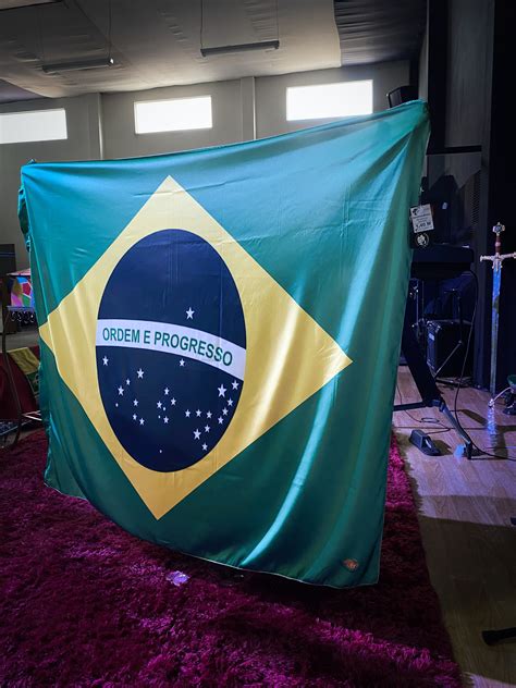 Bandeira Bda018 Bandeira Do Brasil Oficial Expressão Que Adora