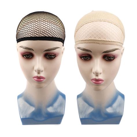 Suttie bonnet de perruque ajouré de haute qualité bas noir Beige filet d extension de