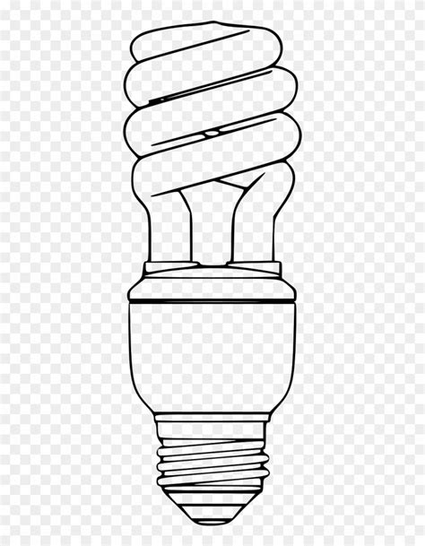 Cfl Light Bulb Clip Art Fluorescent Light Bulb Clipart Hd Png