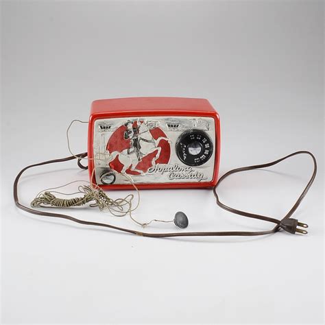 Vintage 1950s Hopalong Cassidy Radio By Arvin Ebth