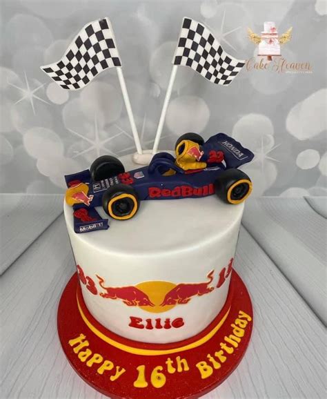 Redbull F1 16th Birthday Cake Racing Cake 16 Birthday Cake Bithday Cake