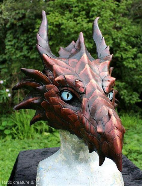 Beauty In Leather Dragon Mask Dragon Art Dragon Puppet