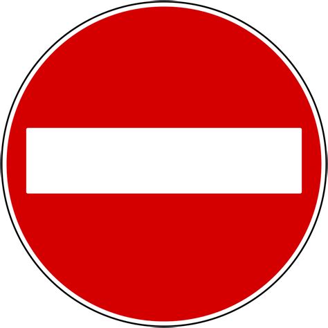 Avviso generico misure covid (per tutte le attività). File:Italian traffic signs - old - divieto di accesso.svg ...