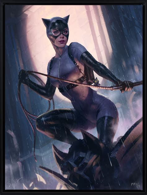Preview Catwoman Fine Art Print By Heon Hwa Choe The Batman Universe