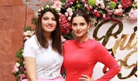 Sania Mirzas Sister Anam Mirza Shares Bridal Shower Pictures On