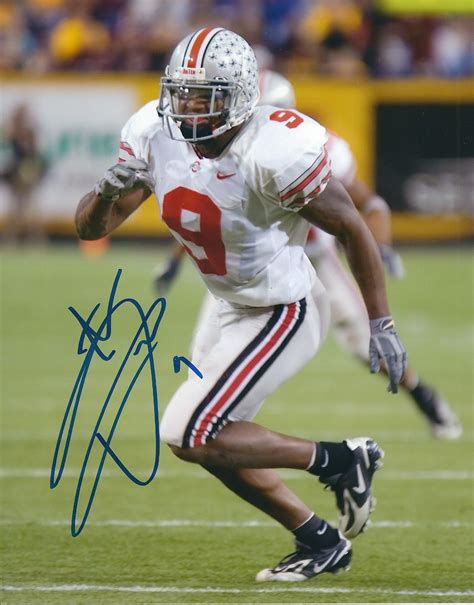 Autographed DONTE WHITNER 8X10 Ohio State University Photo - Main Line