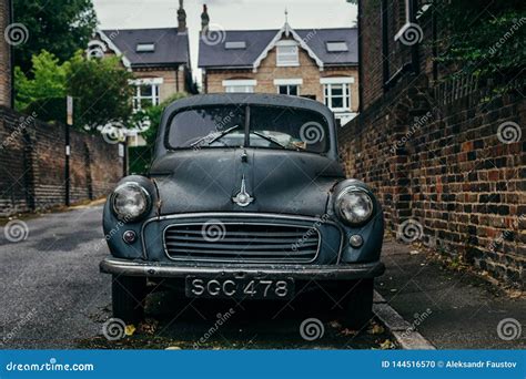 Front View Of The Morris Minor 1000 Editorial Image Image Of British