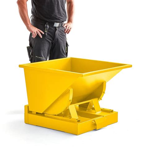 Auto Self Tipping Skip Spectra 815x760x580 Mm 150 L Yellow Aj Products