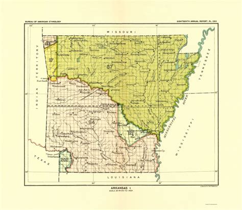 Arkansas Indian Land Cession Hoen 1896