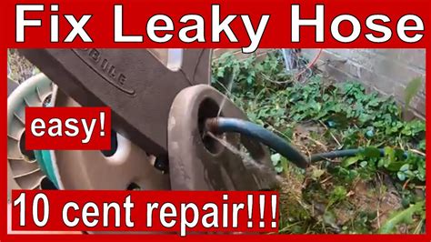 Garden Hose Reel How To Fix A Leaky Hose Reel Cart Youtube