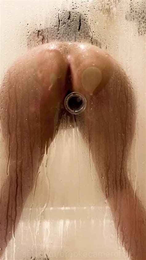 Brooke Cameron Watch Me Fuck Myself In The Shower 💦🍆 Ass Dildo