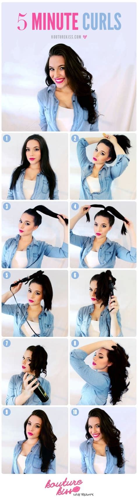 All of them can be paired with your casual outfits in a fabulous way. 20 Gorgeous 5-Minute Hairstyles to Save You some Snooze ...