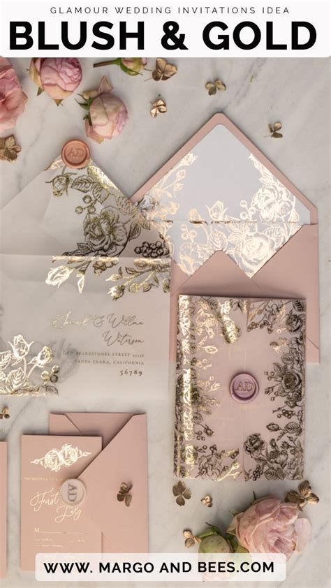 Entweder sind sie rundum mit ihren. Einladungskarten Hochzeit Mit Palmen Und Gold ...