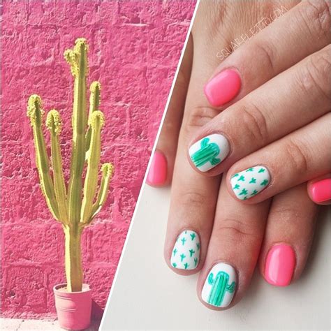 A cactus uses others in their workplace as collateral damage in order to gain their bosses approval. Hot pink summer cactus nails / Arizona / santa fe nails by ...