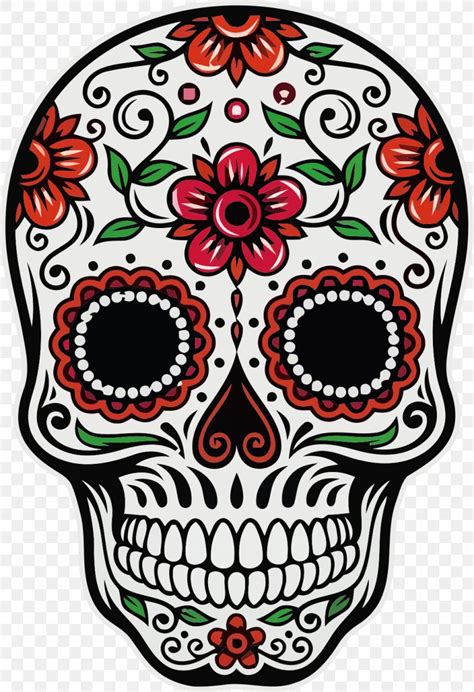 Calavera Day Of The Dead Skull Death Mexican Cuisine Png 1050x1535px