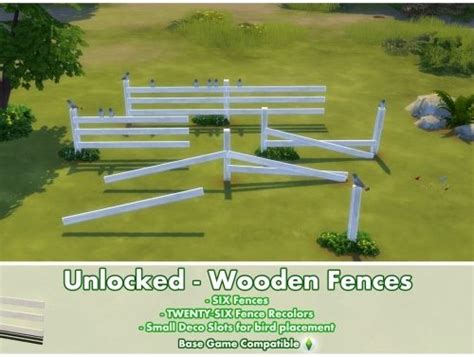 Fences Downloads The Sims 4 Catalog