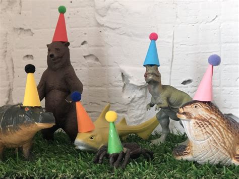 How To Make Mini Party Hats For Plastic Animals Honeykids Asia