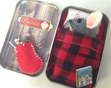 Wee Mouse Tin House Pdf Pattern Matchbox Crafts