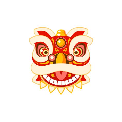 Chinese Lion Dance Head Monster Mask Holiday Png And Vector With